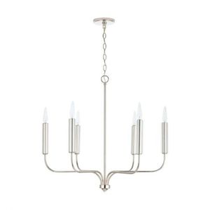 C437561PN Della Mid Sized Chandelier Chandelier - Polished Nickel