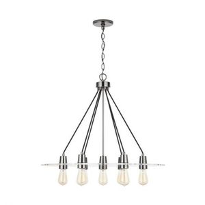 C438071BC Independent Mid Sized Chandelier Chandelier - Black Chrome