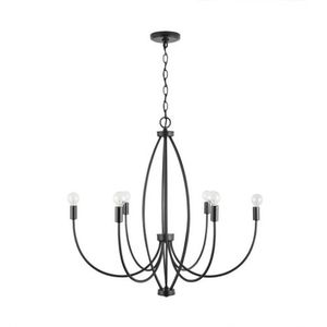 C438861MB Corey Mid Sized Chandelier Chandelier - Matte Black