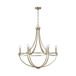 C438961AD Jordyn Mid Sized Chandelier Chandelier - Aged Brass