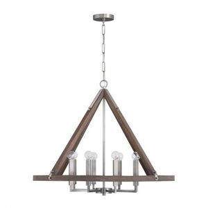 C440181GN Hugo Mid Sized Chandelier Chandelier - Grey Wash / Matte Nickel