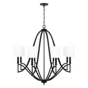 C442381MB701 Sylvia Large Foyer Chandelier Chandelier - Matte Black