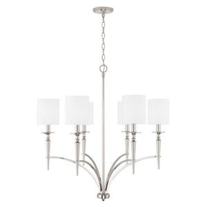 C442661PN701 Abbie Mid Sized Chandelier Chandelier - Polished Nickel