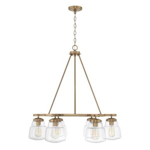 C442761AD518 Dillon Mid Sized Chandelier Chandelier - Aged Brass