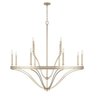 C443101WG Isabella Large Foyer Chandelier Chandelier - Winter Gold