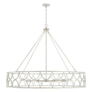 C443381WW Ricci Large Foyer Chandelier Chandelier - Winter White