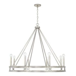 C443481AS Merrick Large Foyer Chandelier Chandelier - Antique Silver