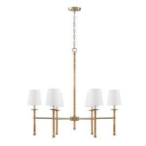 C447261MA705 Tulum Large Foyer Chandelier Chandelier - Matte Brass