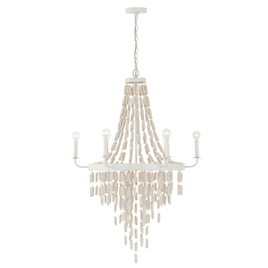 C447761OW Carissa Mid Sized Chandelier Chandelier - Organic White