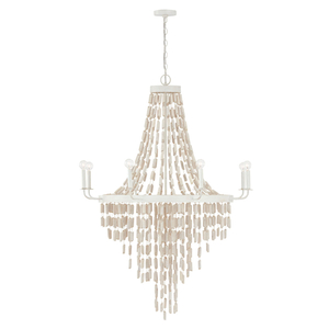 C447782OW Carissa Large Foyer Chandelier Chandelier - Organic White