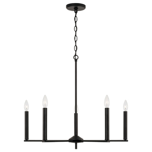 C448651MB Portman Mid Sized Chandelier Chandelier - Matte Black