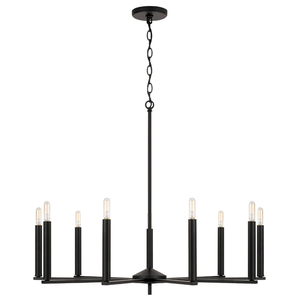 C448691MB Portman Mid Sized Chandelier Chandelier - Matte Black