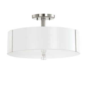 C4486PN159 Alisa Semi Flush Mount Ceiling Light - Polished Nickel