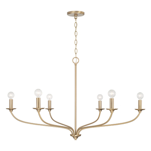 C449961MA Dolan Large Foyer Chandelier Chandelier - Matte Brass