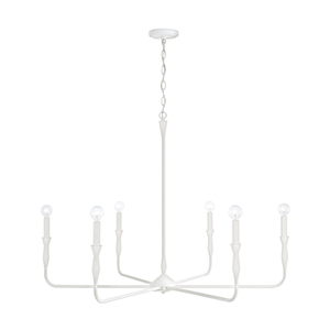 C450362XW Paloma Large Foyer Chandelier Chandelier - Textured White