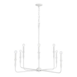 C450381XW Paloma Large Foyer Chandelier Chandelier - Textured White