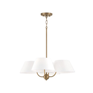 C450441AD Welsley Mid Sized Chandelier Chandelier - Aged Brass