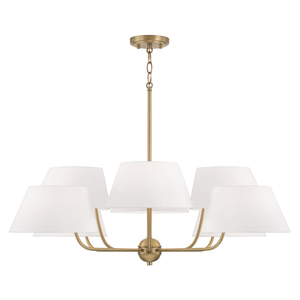 C450481AD Welsley Large Foyer Chandelier Chandelier - Aged Brass