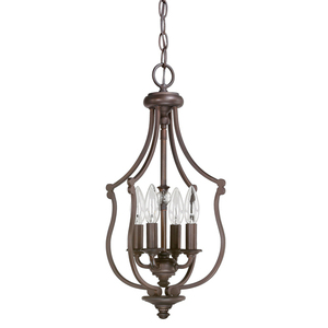 C4704BB Leigh Entrance / Foyer Pendant Light - Burnished Bronze