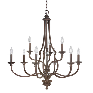 C4709BB000 Leigh Mid Sized Chandelier Chandelier - Burnished Bronze