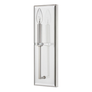 C4811PN Morgan 1 Bulb Wall Sconce - Polished Nickel