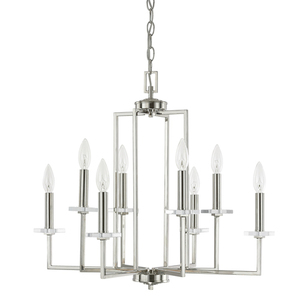 C4817PN Morgan Mini Chandelier - Polished Nickel