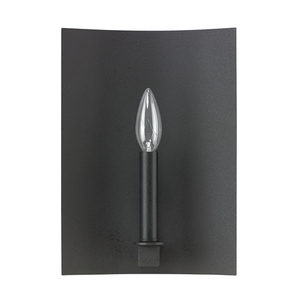 C4911BI Pearson 1 Bulb Wall Sconce - Black Iron