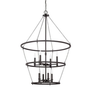 C528781BI Lancaster Entrance / Foyer Pendant Light - Black Iron