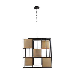 C530951AB Paxton Entrance / Foyer Pendant Light - Aged Brass / Black