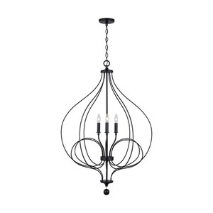 C531641MB Sonnet Entrance / Foyer Pendant Light - Matte Black