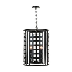 C532241MB Garrison Entrance / Foyer Pendant Light - Matte Black