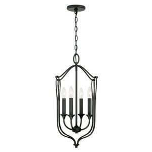 C541641BI Bentley Entrance / Foyer Pendant Light - Black Iron