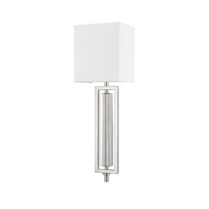 C611911PN Hudson 1 Bulb Wall Sconce - Polished Nickel