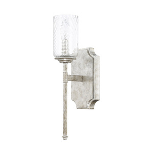 C619611SP419 Oxford 1 Bulb Wall Sconce - Silver Patina