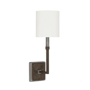 C625911UG565 Zac 1 Bulb Wall Sconce - Urban Grey