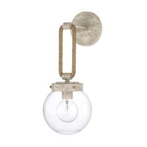 C627412MS Beaufort 1 Bulb Wall Sconce - Mystic Sand