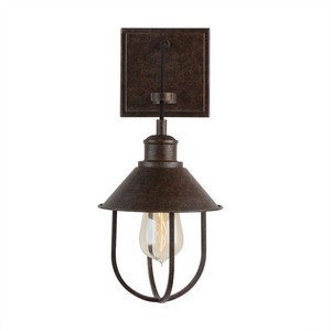 C630811MI Pawley 1 Bulb Wall Sconce - Mineral Brown