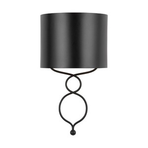 C631612MB Sonnet 1 Bulb Wall Sconce - Matte Black