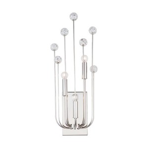 C631731PN Audra Multi Bulb Wall Sconce - Polished Nickel