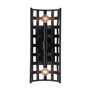 C632221MB Garrison Multi Bulb Wall Sconce - Matte Black