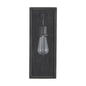 C635812CI Ashton 1 Bulb Wall Sconce - Carbon Grey / Iron