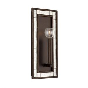 C637411FZ Chaucer 1 Bulb Wall Sconce - Buffed Bronze