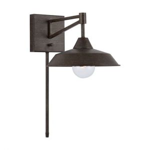 C638413MI Independent 1 Bulb Wall Sconce - Mineral Brown