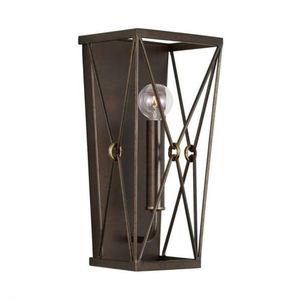 C638611FZ Adrian 1 Bulb Wall Sconce - Buffed Bronze