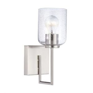 C639311BN500 Carter 1 Bulb Wall Sconce - Brushed Nickel