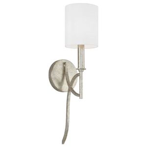 C642311AS701 Sylvia 1 Bulb Wall Sconce - Antique Silver