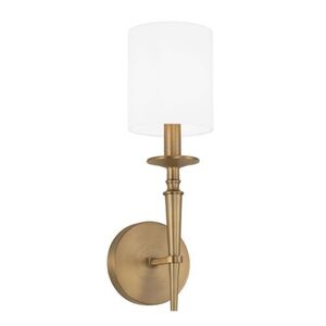 C642611AD701 Abbie 1 Bulb Wall Sconce - Aged Brass