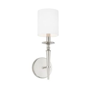 C642611PN701 Abbie 1 Bulb Wall Sconce - Polished Nickel