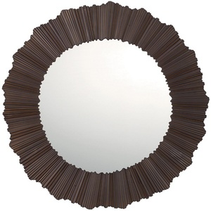 C713101MM Mirrors Round Mirror - Burnished Bronze