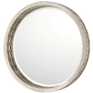 C717001MM Mirrors Round Mirror - Winter Gold